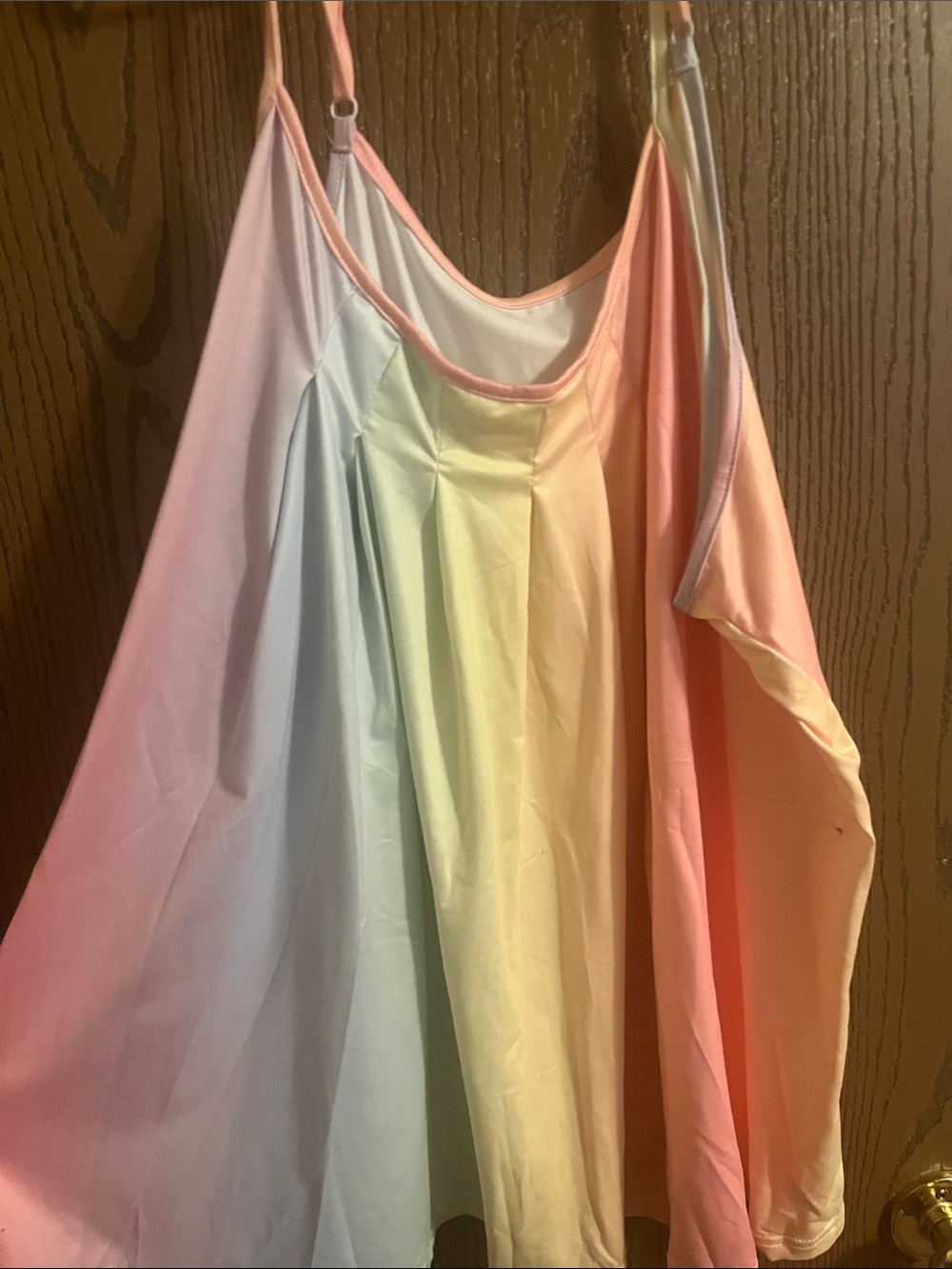 Pastel Rainbow Ombre Tank Top